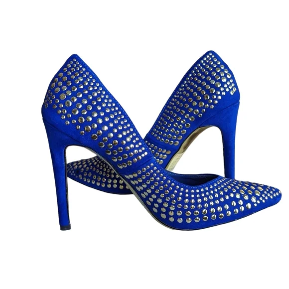 Betsey Johnson FAALYN Studded Heels Size 8.5 - Picture 2 of 10